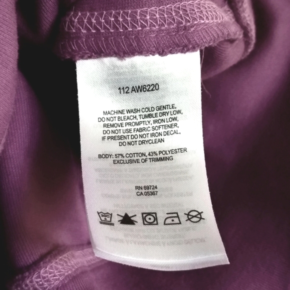 Columbia Purple Sweatshirt Hoodie Size 1X - Picture 7 of 12